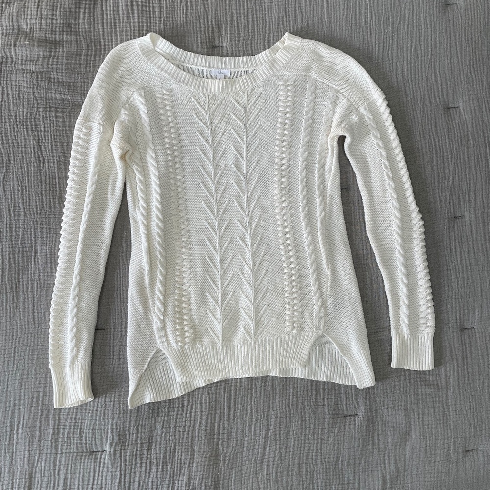 White sweater